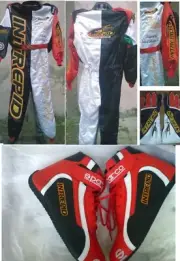 INTREPID GO KART RACE SUIT CIK FIA LEVEL 2 APPROVED WITH SHOES & FREE GIFTS