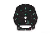 Porsche 911 991 RUF Collection Gauge Face Tachometer PDK 8000 RPM Black