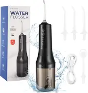 Water Dental Flosser Teeth Pick,Portable Cordless Oral Irrigator,260Mlrechargeab