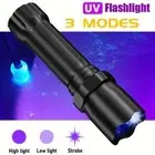 USB Rechargeable Mini UV Blacklight Torch – 395nm | Pet Stains, Leak Detectio