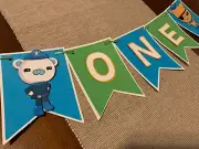 Octonauts Party Highchair Banner