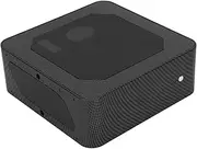 Mini ITX PC Case,Small Desktop PC Case Compact HTPC Case Aluminum Alloy Good Heat Dissipation, for Home Video Computer,with Foot Pads