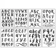 1.5" Whimsy Alphabet Stencils by Craft Smart® - 120 designs