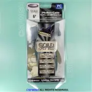 NEW Belkin F2L088-06 DB9-F DB25-M Serial Modem Cable 6FT *SEALED! GOLD SERIES!*