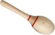 Sand Hammer Beech Wood Maraca Shaker Rattle Percussion Instrument for Kids Children Home Entertainment Education