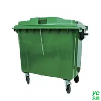 在飛比找i郵購優惠-四輪回收托桶 垃圾子車 660L 綠色 / 台 GB-660
