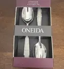 Oneida Flatware Set Of 8 Teaspoons Jordan Frosted Stainless Silverware 7.5” NEW