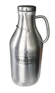 Grainfather Stainless Steel Swing Top Growler - 2L Capacity