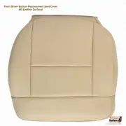 2004 Ford F150 Lariat Driver Bottom Replacement Leather Seat Cover Light Tan