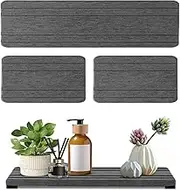 3PCS Water Absorbing Stone Tray, DryingNeat Diatomite Stone Tray Kitchen Sink Set Non Slip Sponge Hand Soap Holder for Plants Instant Dry Sink Coasters (3 PC)