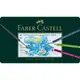 Faber-Castell水性色鉛筆綠色精緻鐵盒裝60色組*117560