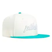 New Era 59fifty Fitted MLB Seattle Mariners/ Pilots White and Teal Size 7/78