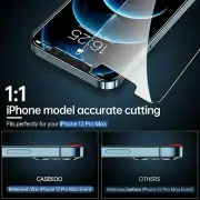 Casekoo Full Coverage Screen Protectors Alignment Tray,Stand iPhone 12 Pro Max