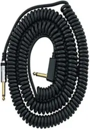 Black Coiled 1/4" Cable with Mesh Bag, 29.5'/VOX VCC090
