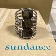 NWT Sundance Catalog Silver Labradorite “Tridescent Ring” Size 8 $148