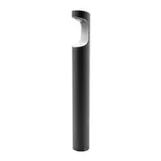 SETH Garden Bollard Light 9W Round Matte Black with White 3000K IP54 H800mm 350LM