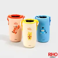 在飛比找蝦皮購物優惠-韓國大創 Daiso小熊維尼 卡通兒童水壺袋 隔熱背袋 保溫