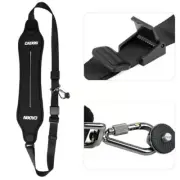 Caden Wide Neck Shoulder Strap for DSLR Cameras in black for Canon Nikon Sony