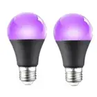 360 Glow Purple Black Light Bulb Aluminium UV Purple Bulb Portable Christmas