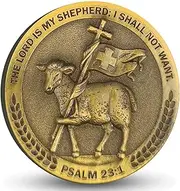 Shepherd's Guidance Challenge Coin Christian Daily Reminder Gift (Single Coin)
