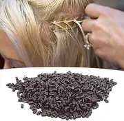100 g Hair Extension Granules, Hot Fusion Extension Glue Bead Accessories, Granules for Rebonding Extensions, Bonding Transparent Hair Extension