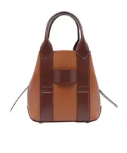 Hogan Script Small Shopping Bag One size brown