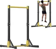 Pull Up Station,Pull Up Bar Free Standing 11 Gears Adjustment Portable Pullup Bar Station,Multi-Function Strength Training Pull Up Dip Station Pull Up Tower 400LBS for Home Gym