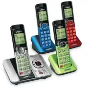 VTech CS6529-4B 4-Handset DECT 6.0 Cordless Phone with Answering System and Call
