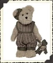 Boyds Plush Nettie Fisher Best Dressed 10 Inch Stuffed Bear New 904132