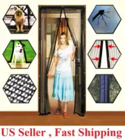 Hands-Free Magnetic Screen Door Mesh Net BLOCK Mosquito Fly Insect Bug Curtain