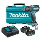 Makita 18V Cordless Brushless Hammer Driver Drill + 2 x 3.0Ah + Hard Case Kit