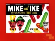 Vintage Mike and Ike candy box art 2x3" fridge/locker magnet Just Born