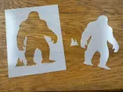 CM113 Big Foot with Tree Stencil Various Sizes Made in USA -