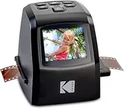 Kodak Mini Digital Film & Slide Scanner – Converts 35mm, 126, 110, Super 8 & 8mm Film Negatives & Slides to 22 Megapixel JPEG Images – Includes - 2.4 LCD Screen – Easy Load Film Adapters