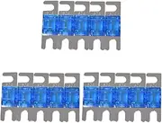 3sets Mini Anl 60a Car Audio Power Wire Boat Auto Electronics Fuse Blue Metal Plastic Construction 4.1x1.2x0.9cm Universal Fit for Car Boat Truck Systems 5pcs*3