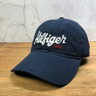 美國百分百【Tommy Hilfiger】帽子 TH 配件 棒球帽 遮陽帽 鴨舌帽 經典 LOGO 深藍色 J111
