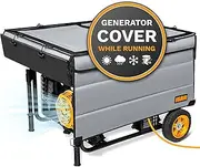 IGAN Generator Tent Running Cover, Ultra Heavy Duty Tarpaulin Enclosure, Portable All-Weather Generator Rain Shelter for Most 3500w-12000w generators, Gray-1