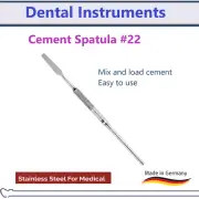 Dental Cement Spatula #22 Mixing Lab Restorative Single Ended Instruments