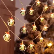 1.5M LED Santa Claus Snowflake Tree LED Light String for Home Christmas Decor^