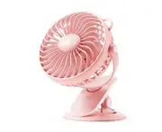 Clip Fan Usb Desktop Office Fan Mini Dormitory Fan - Pink