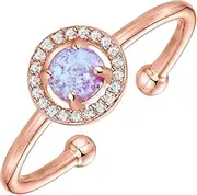 [PAVOI] 14K Gold Plated Cute Opal Ring, Adjustable | Gold Rings for Women