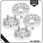 4Pcs 1" 25mm 5x110 12x1.5 Studs Wheel Spacers For 2007-2010 Saturn Sky