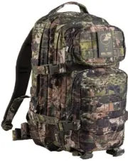 Mil-Tec Assault Backpack Small With Two Large Zip/Net Pockets Z3A Camo 14002067