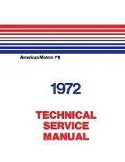 1972 AMC Shop Manual - Includes 11x26 Wiring Diagrams