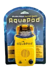 AQUAPOD SPLASH PROOF IPOD/MP3 SPEAKER CASE