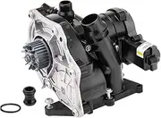 Water Pump Thermostat Housing Assembly Compatible With A3,A4,A5,A6,A7,A8,Q5,Q7 2015-,TT 1.8/2.0 06L121111H,06L121011B
