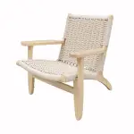 HANS J WEGNER CH25 EASY CHAIR 划槳椅 咖啡廳 繩編 小沙發 沙發 複刻版 SO036