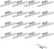 16 Pcs Push-Pull Sliding Window Single Roller Metal Wheels, Sliding Door Axles Window Pulley, Sliding Window Tandem Roller Assembly with 3/8 inch Flat Steel Wheel