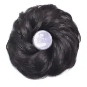 4 Pcs Fashion Synthetic Fake Hair Bun Chignons for Adult Women Elastic Scrunchies Hair Piece Bun Hairpieces for Women