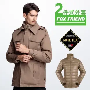 【FOX FRIEND 狐友】GORE-TEX 防水透氣機能外套(1113 黑色)